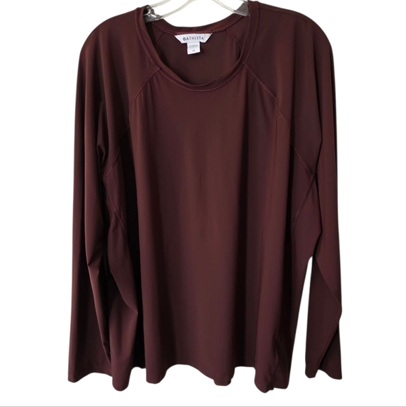 Athleta Ultimate Train Top in Spiced Cabernet Size 2X - Picture 6 of 10